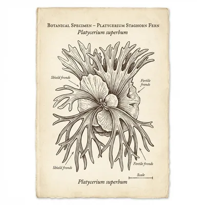 Staghorn Fern Anatomy: 5 Key Parts Explained (With Diagram)